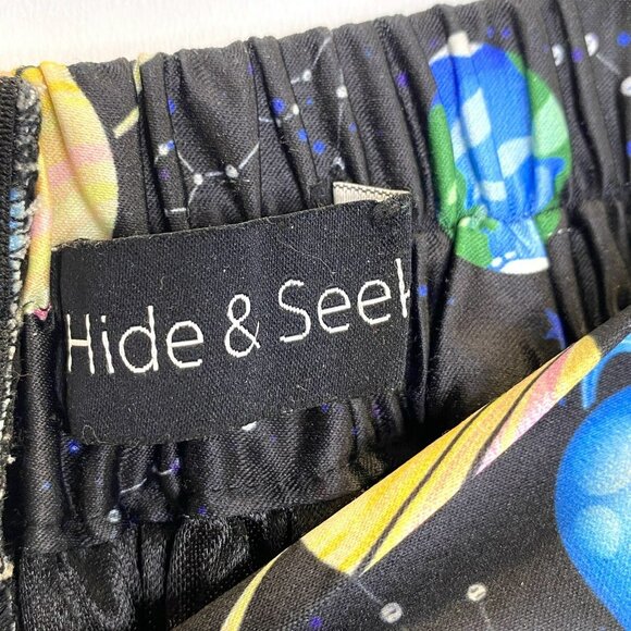 Hide & Seek Skirt Womens Size US 6 A-Line Planets Space Universe Print Pockets - Picture 4 of 5